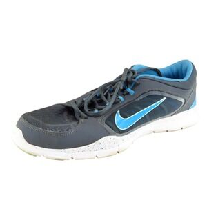 Nike Women's Size‎ 11 Gray Blue Mesh Running Shoes Lightweight Comfort 643083
